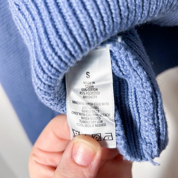 Aeropostale Sz. S Daisy mini cardigan in lavender with tortoise shell buttons - Picture 11 of 11